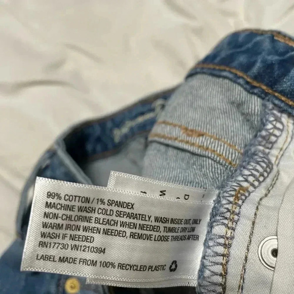 Universal thread denim shorts raw edge hem shorts - Picture 4 of 4